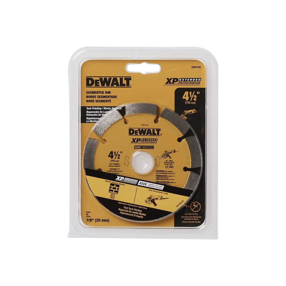 DEWALT 4-1/2-in x 0.250-in XP Tuck Point Blade, large image number 6