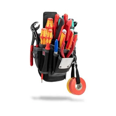 Veto Pro Pac Large 14 Vertical Pocket Tool Pouch with Leather-Back Pocket