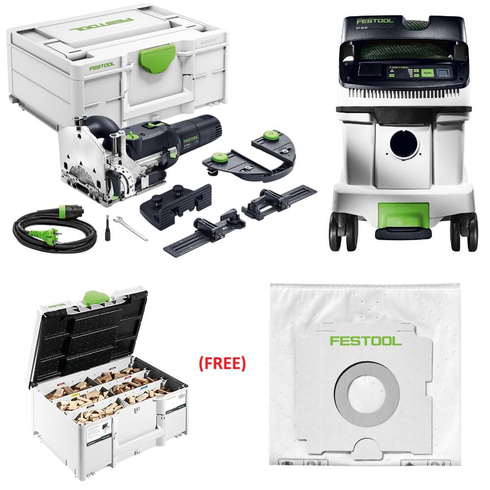 Festool DF 500, CT 36 EI Domino Joining Bundle - 578544-577872