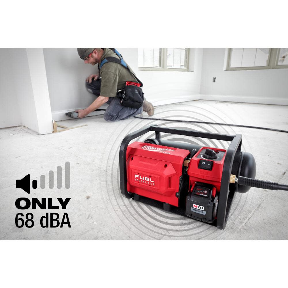 Milwaukee 2 gallon clearance compressor
