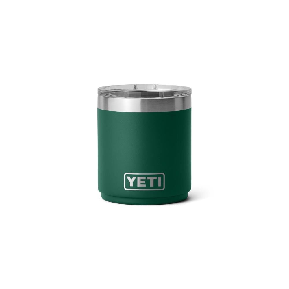 YETI Rambler 10 Oz Stackable Lowball with Magslider Lid Black Forest Green – 21071505873