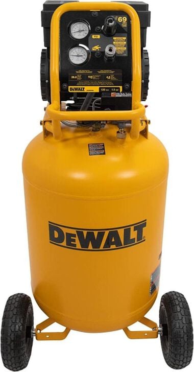 DEWALT 26 Gallon Air Compressor 1.5HP 150 PSI Portable Electric Ultra Quiet