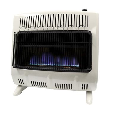 Heatstar 30000 BTU Vent Free Blue Flame Propane Heater with Thermostat and Blower