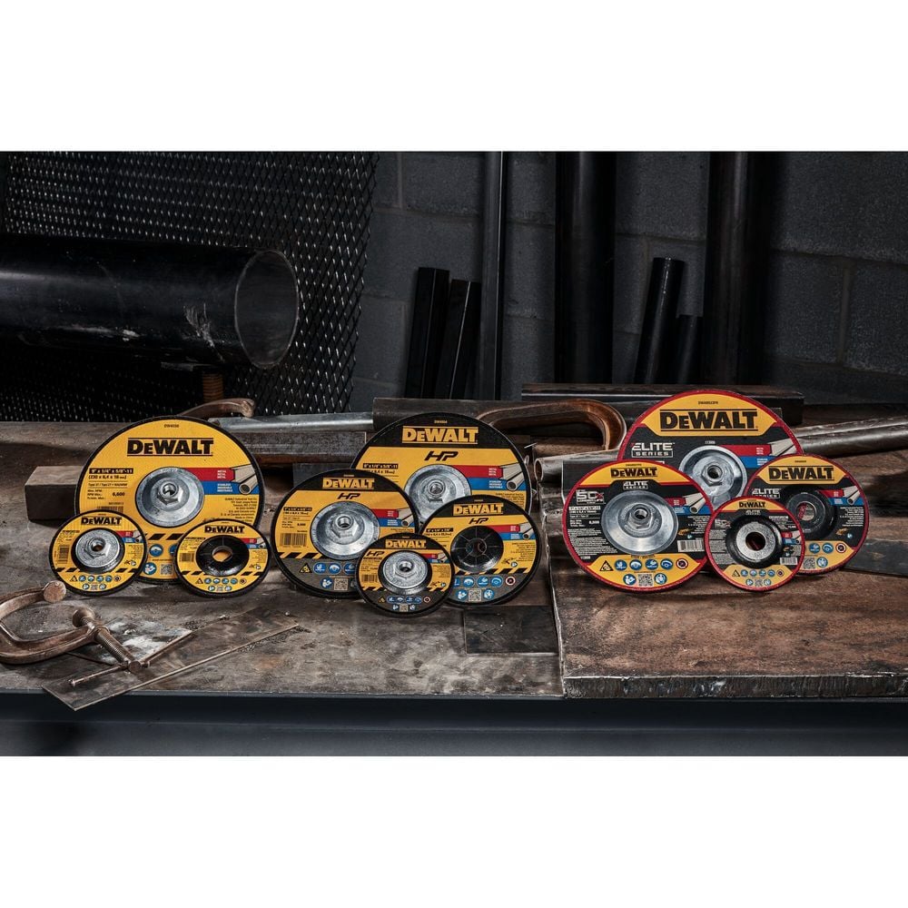 DEWALT 7 x 1/4 x 5/8-in to 11Depressed Center Metal Grinding Wheel, large image number 10