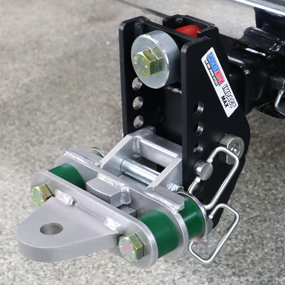 Shocker Hitch 20K Impact Max 2in Cushion Hitch & Quad Cushion Drawbar with 1 Inch Hole, large image number 5