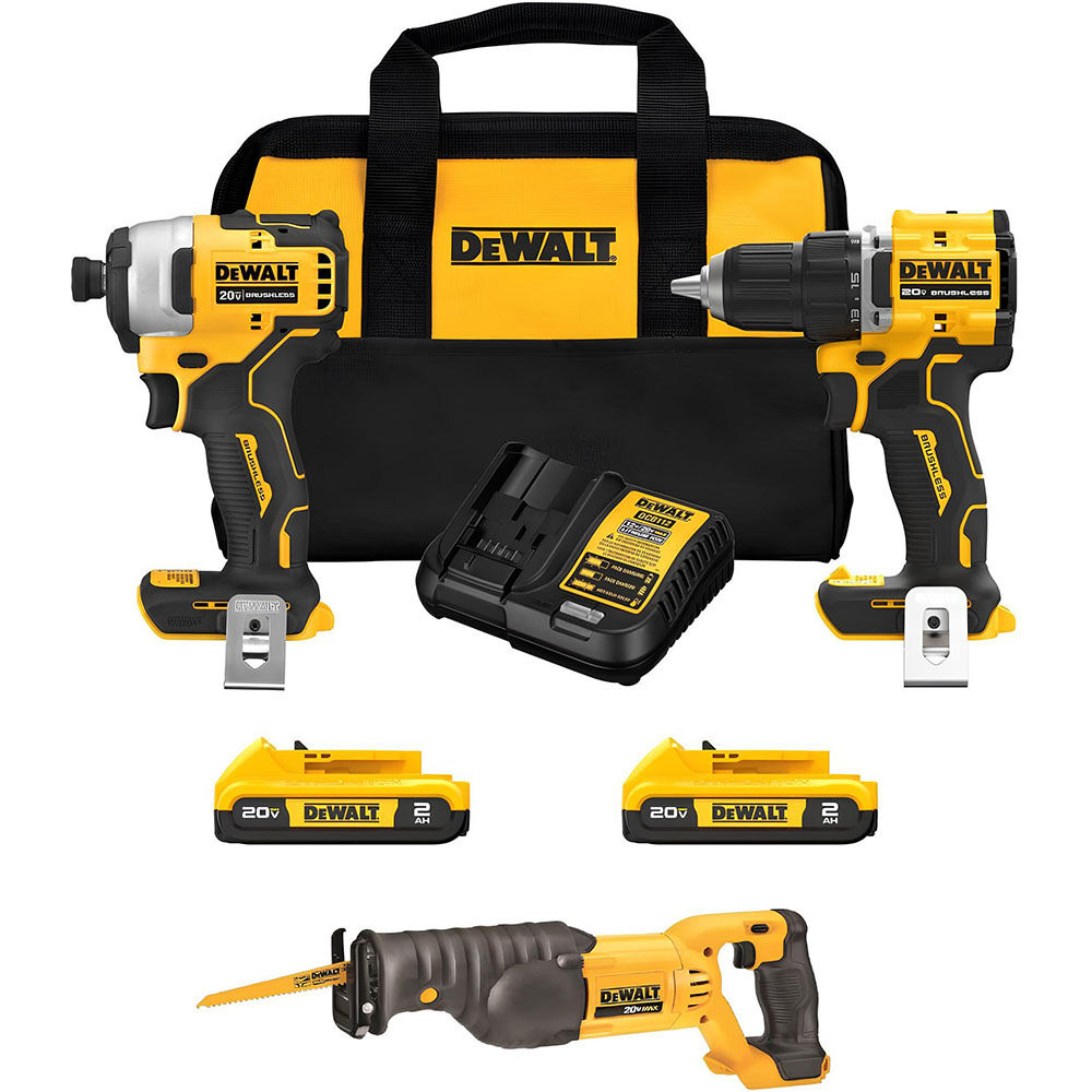 DEWALT 20V MAX 3 Tool Combo Kit, large image number 1