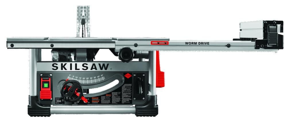 SKILSAW Table Saw 10in Heavy Duty Worm Drive with Stand, large image number 4
