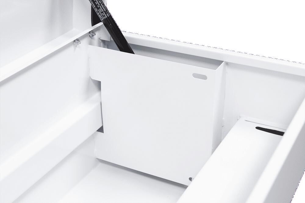 Weather Guard 41in Lo-Side Truck Tool Box Steel White, large image number 7