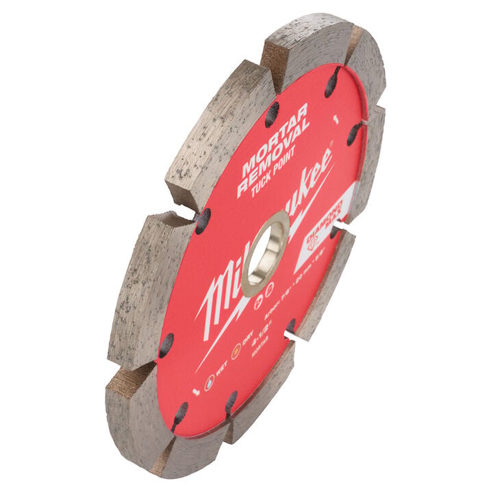 Milwaukee 4 1/2 Inch Segmented Rim Diamond Tuck Point Blade for Mortar, large image number 6