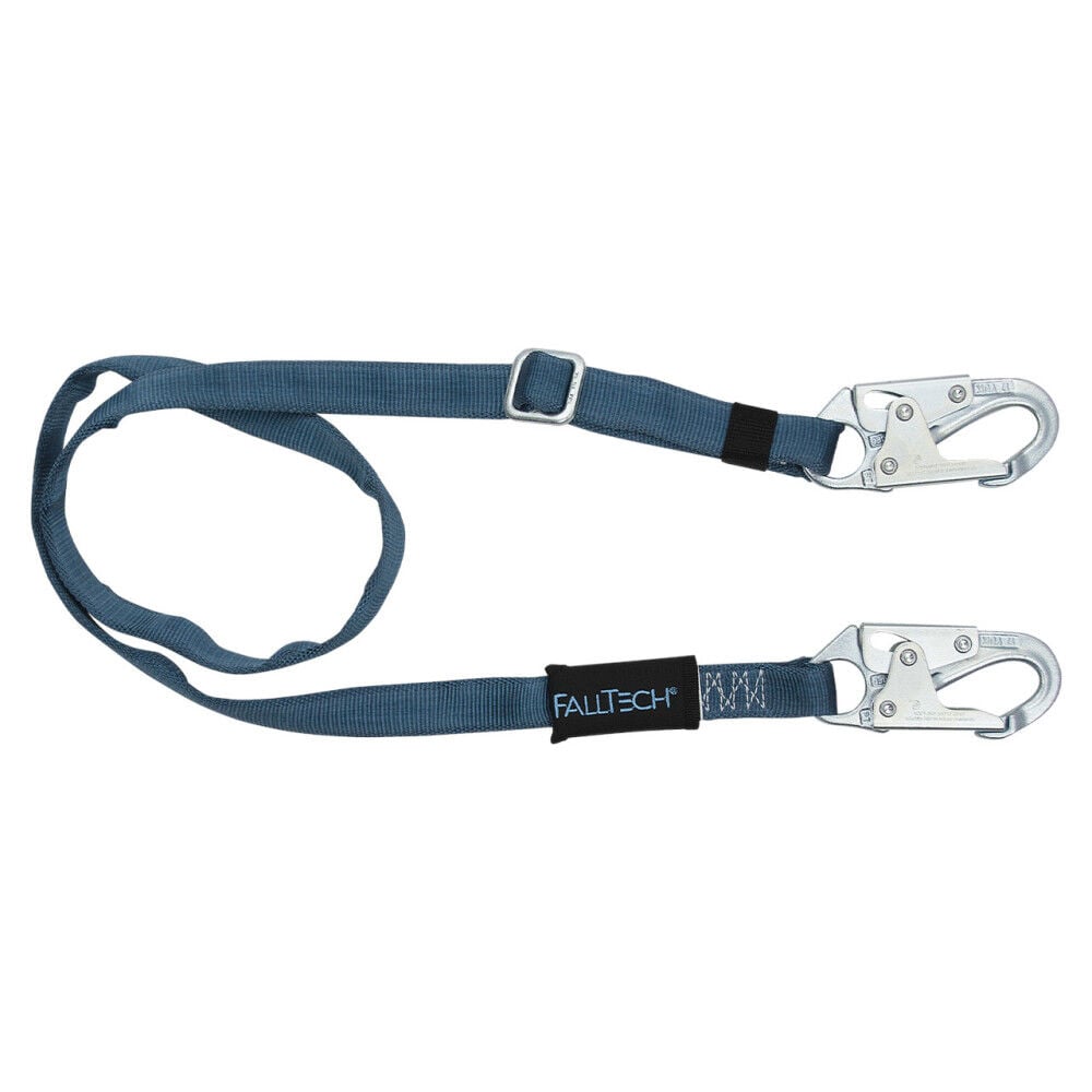Falltech 6-10′ Adjustable Polyester Web Restraint Lanyard – 820910