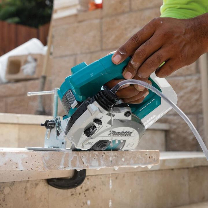 Makita 18V LXT 5in Wet/Dry Masonry Saw Lithium Ion Brushless Cordless AWS Capable (Bare Tool), large image number 23