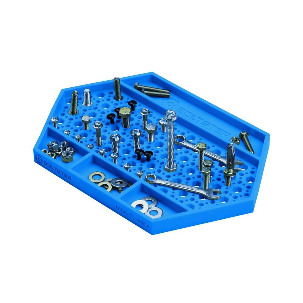 Boltster Multi-Hex Magnetic Fastener Organizer Tray Blue, large image number 4