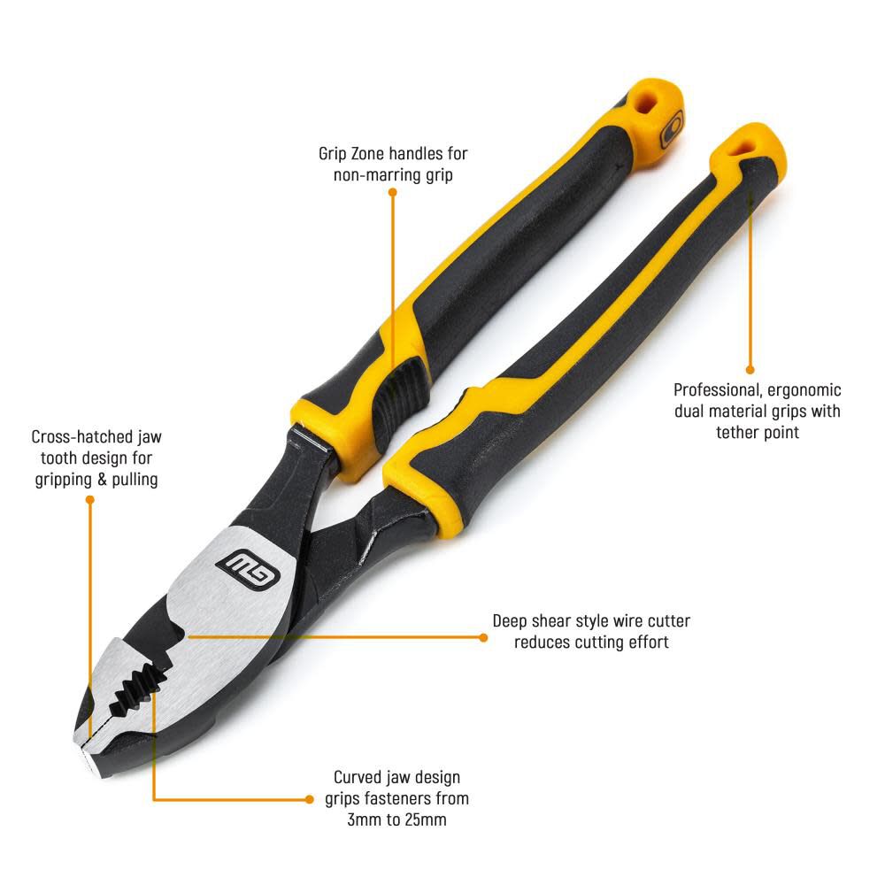 GEARWRENCH Pitbull Mixed Plier Set Dual Material 6pc 82204C