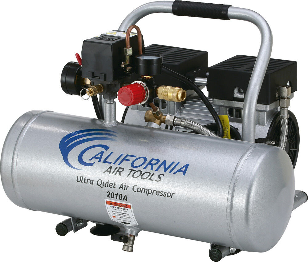 California Air Tools Ultra Quiet Oil-Free Corded 1HP 2 Gallon Aluminum Tank Air Compressor, large image number 10