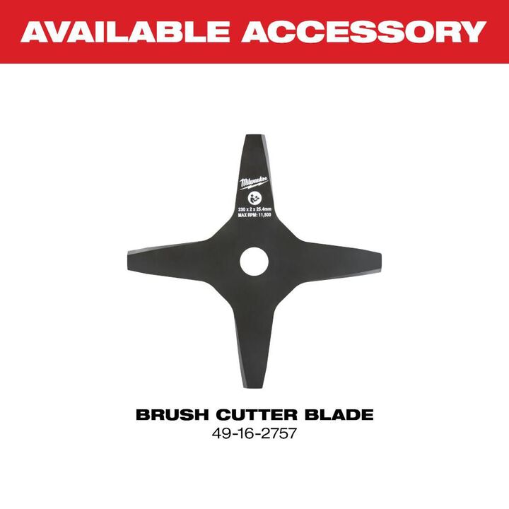 Milwaukee M18 FUEL QUIK LOK Brush Cutter Attachment, large image number 10
