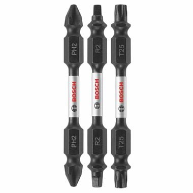 Bosch 3 pc. Impact Tough 2.5 Inch Double-Ended Bit Set