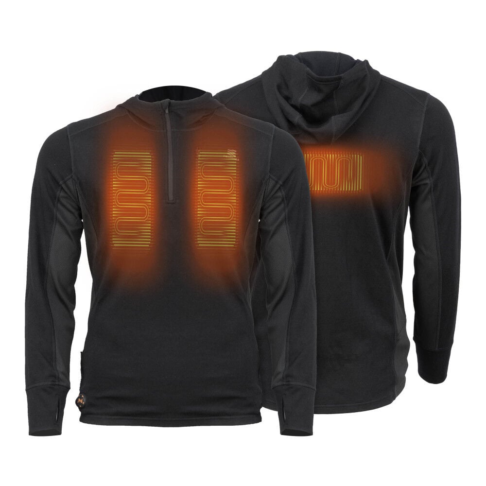 Mobile Warming Merino Heated Baselayer Shirt Mens 7.4V Black Size 2XL – MWMT14010621