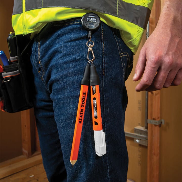 Klein Tools Skribes ABS Retractable Marker Holder, Black, large image number 2