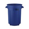 Suncast Plastic Utility Trash Can - 55 Gallon Blue, small