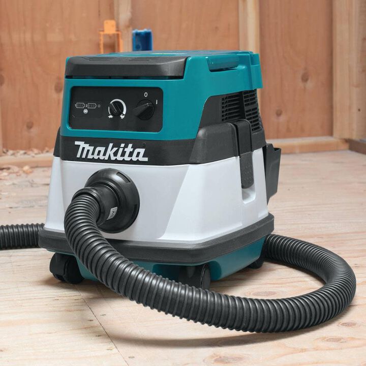 Makita Promotional 18V X2 36V 5.0Ah LXT Corded 2.1 Gallon HEPA Dry Dust Extractor Vacuum Kit, large image number 4