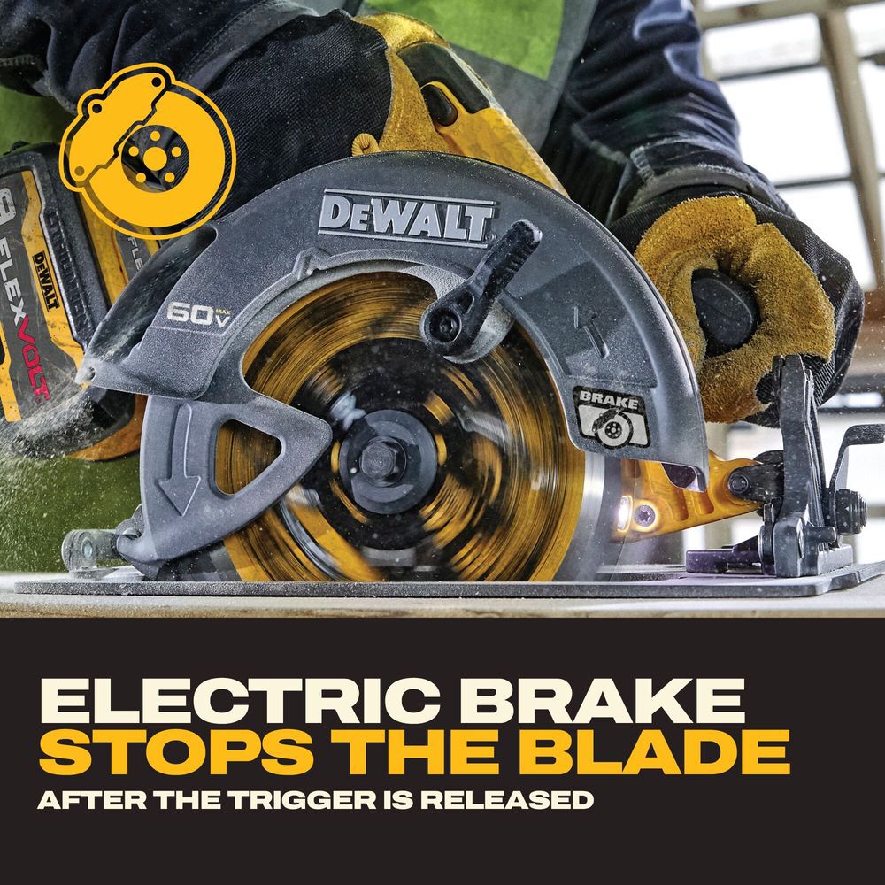 DEWALT 60V FLEXVOLT 7-1/4 Inch Circular Saw with Tool Connect Kit, large image number 10
