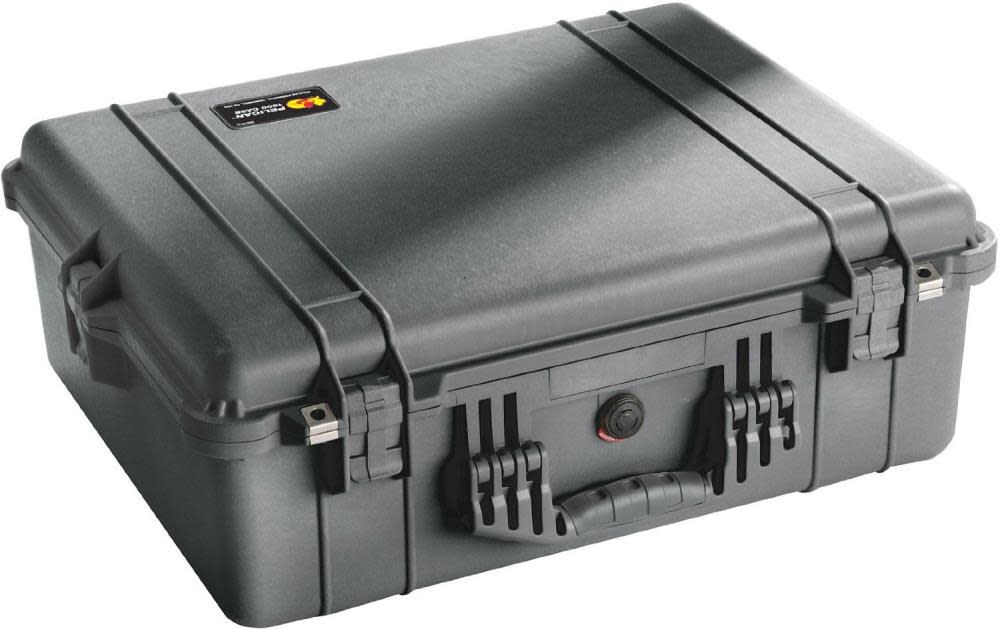 Pelican 1600 Black Hard Case 21.43 Inch x 16.50 Inch x 7.87 Inch ID, large image number 1