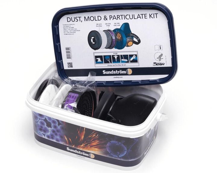Sundstrom Safety S100 Air Purifying Respirator Dust Mold & Particulate Kit - S, large image number 3