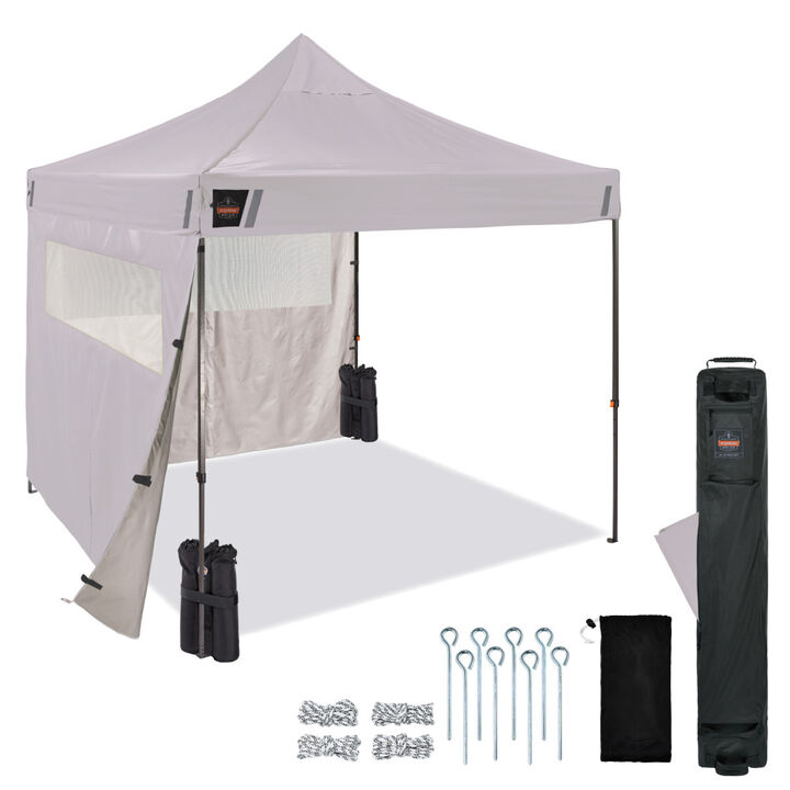 Ergodyne Heavy-Duty Tent Kit with Mesh Windows White