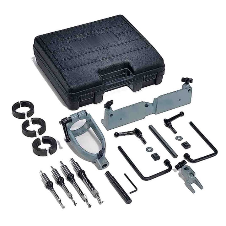 Delta Mortising Attachment with Chisel Bits