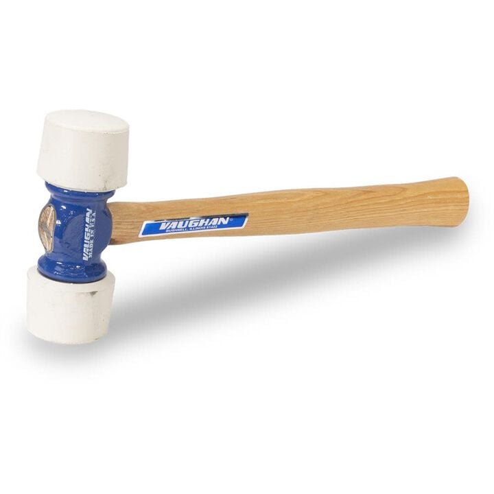 Vaughan RM24W 24 Oz Soft Face Rubber Mallet with White Tip