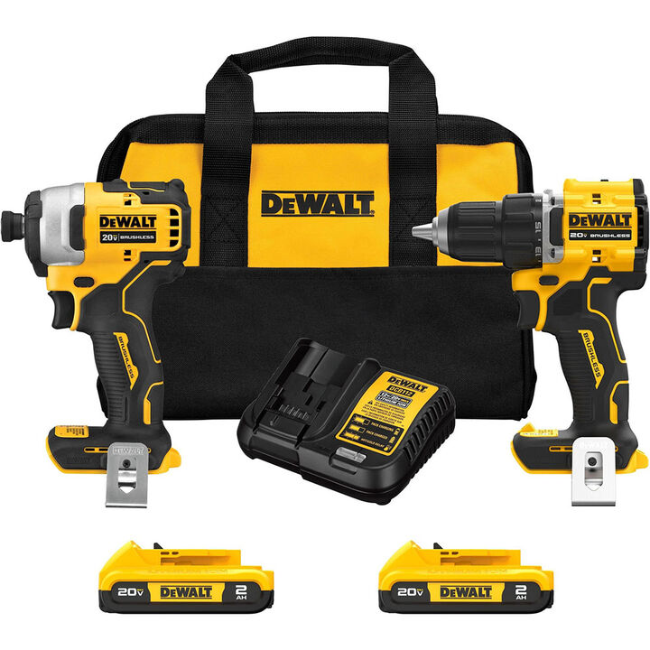DEWALT ATOMIC 20V MAX Brushless 2-Tool Combo Kit