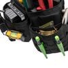 Diamondback Toolbelts SXS X Left Side Non-Dominant Open Tool Pouch, 3 Pockets, Black, small image number 5