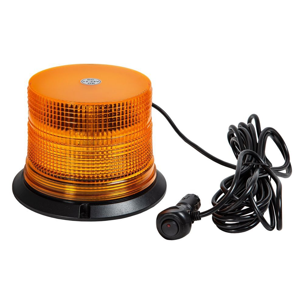 Buyers Products Company 6-1/2 Inch x 5 Inch LED Beacon Light Amber, large image number 4