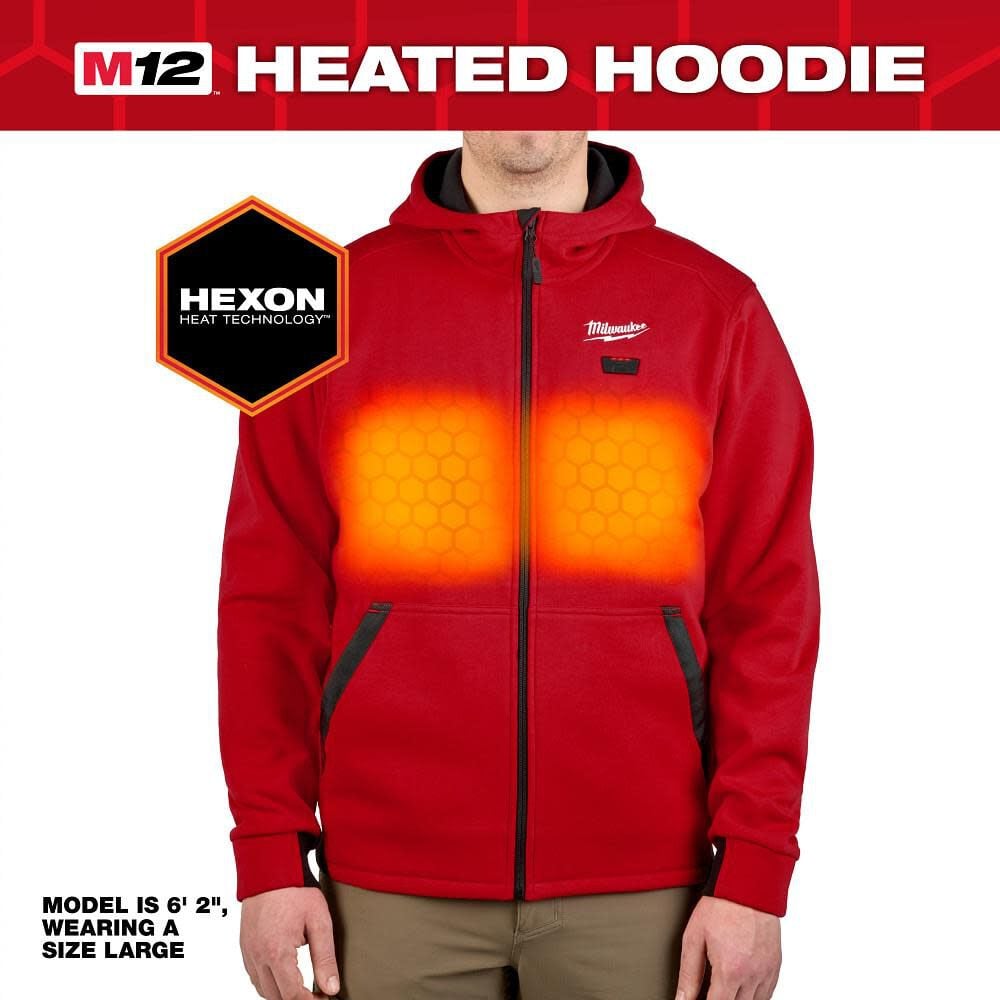 Milwaukee M12 Heated Hoodie with Heated Gear Power Source with App Control, large image number 13