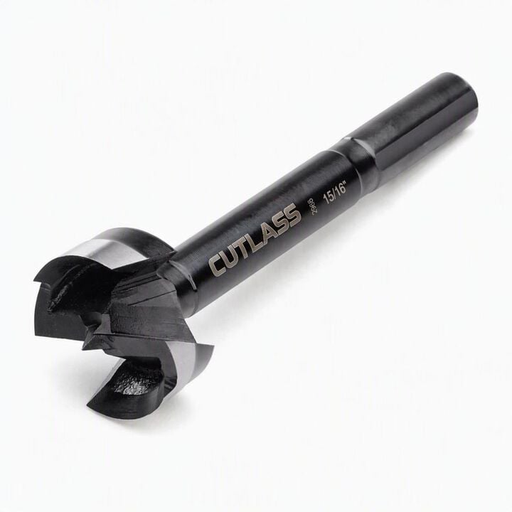Commander Tool BLACK SHARK Pro Forstner Bit Cutlass 15/16 Inch Forged Steel