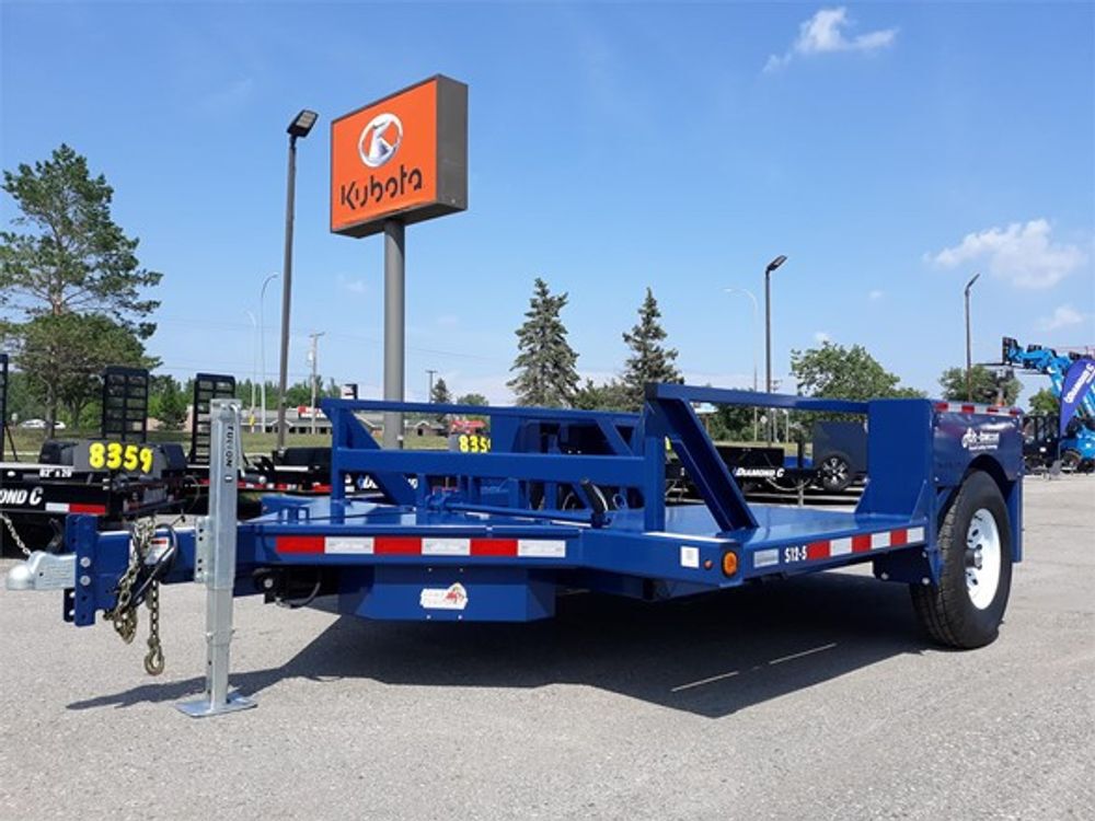 Air-Tow Trailers 12 Ft. Drop Deck Flatbed Trailer 75 Inch Deck Width - 5500# Capacity, large image number 10