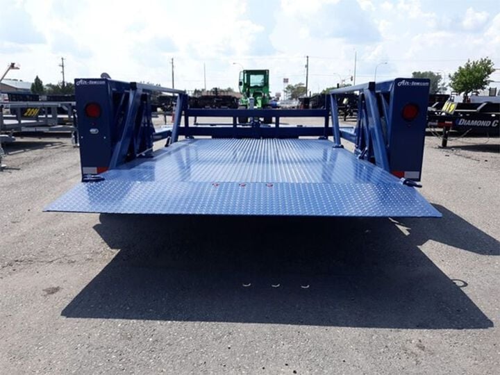 Air-Tow Trailers 12 Ft. Drop Deck Flatbed Trailer 75 Inch Deck Width - 5500# Capacity, large image number 13