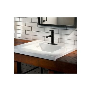 Moen Arlys Bathroom Faucet Black 1 Handle Low Arc Low Profile, large image number 3