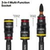 Klein Tools KNECT 16-in-1 Impact Rated Hybrid Screwdriver/Nut Driver, small image number 3