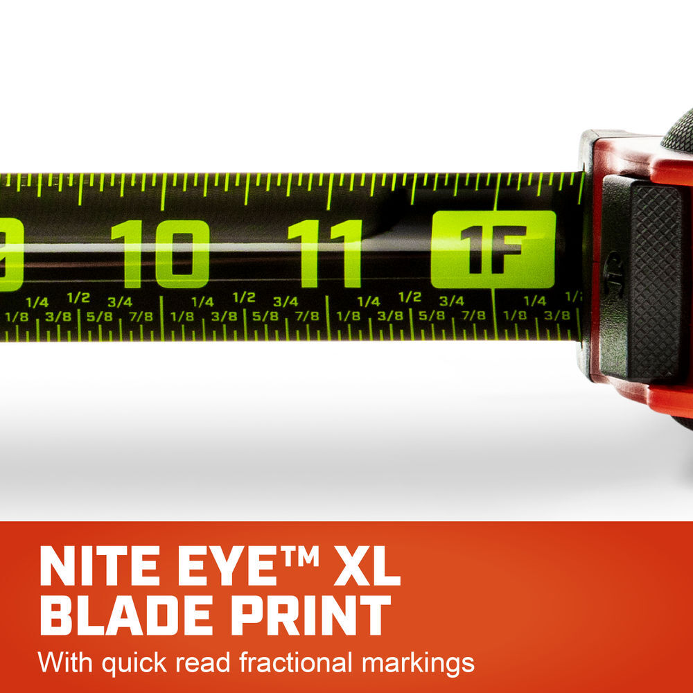 Crescent Lufkin 1-3/16 Inch x 16 Ft. CONTROLTOUCH NITE EYE Tape Measure, large image number 2