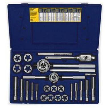 Irwin 25 Pc. Fractional Tap & Hex Die Set, large image number 0