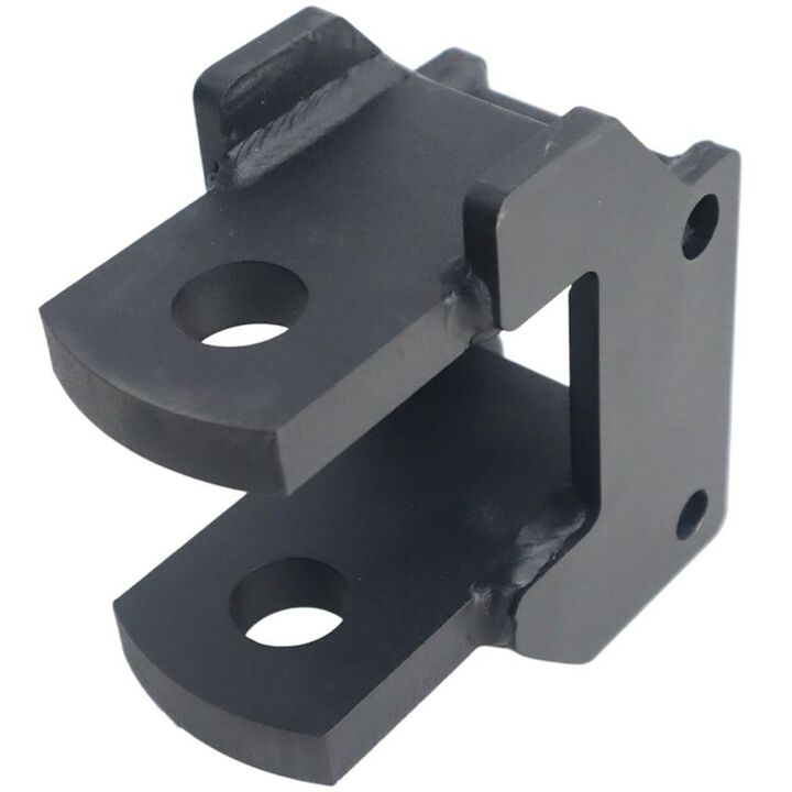 Shocker Hitch HD 20K Max Black 2.5 Inch Air Receiver Hitch & Clevis Pin Mount with 1-1/2 Inch Holes, large image number 4