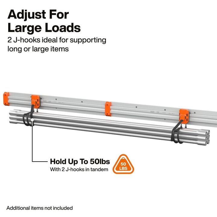 Klein Tools MODbox Wall System, J-Hook with Strap, 2 Pieces, large image number 5