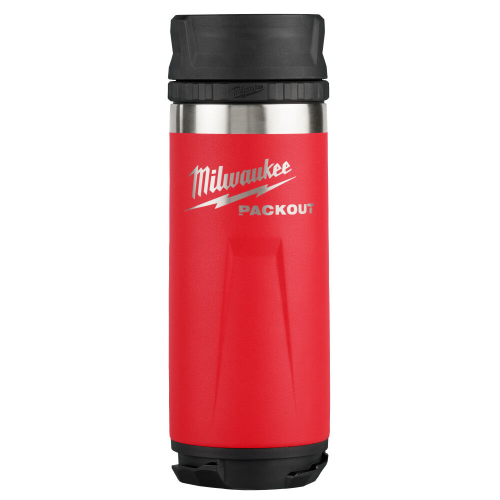 Milwaukee PACKOUT 18 Oz Insulated Bottle with Sip Lid Red – 48-22-8395R