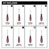 Milwaukee 8pc Screwdriver Kit with Square, small image number 2