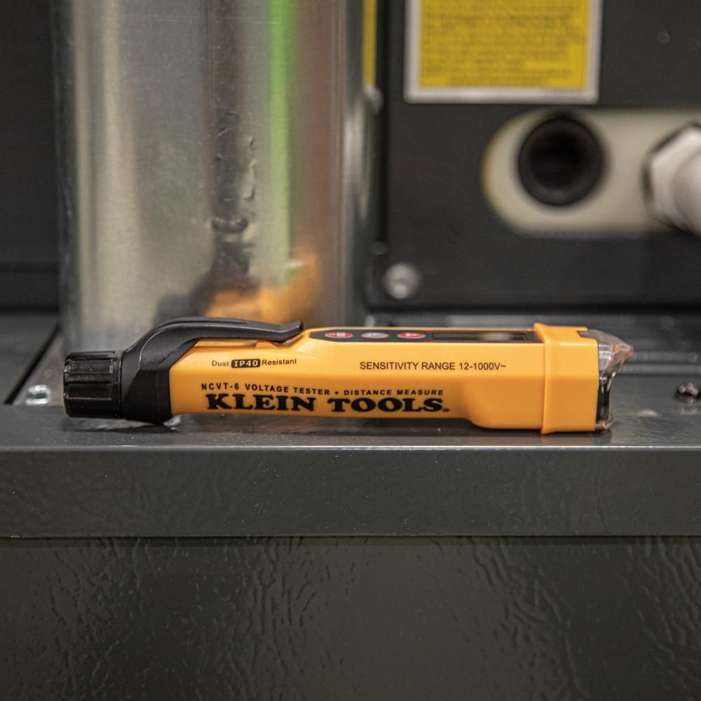 Klein Tools Non-Contact Voltage Tester Pen with Laser Distance Meter, 12 to 1000V AC, large image number 8