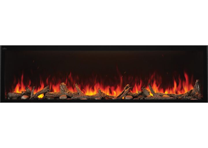 Napoleon Astound Electric 74 Inch Single-Sided Built-In Fireplace Black