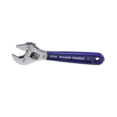 Klein Tools Slim-Jaw Adjustable Wrench 4in, large image number 11