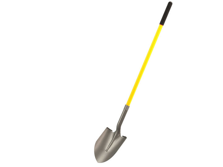 Bon Tool 47 Inch Round Point Shovel with Fiberglass Handle, large image number 1