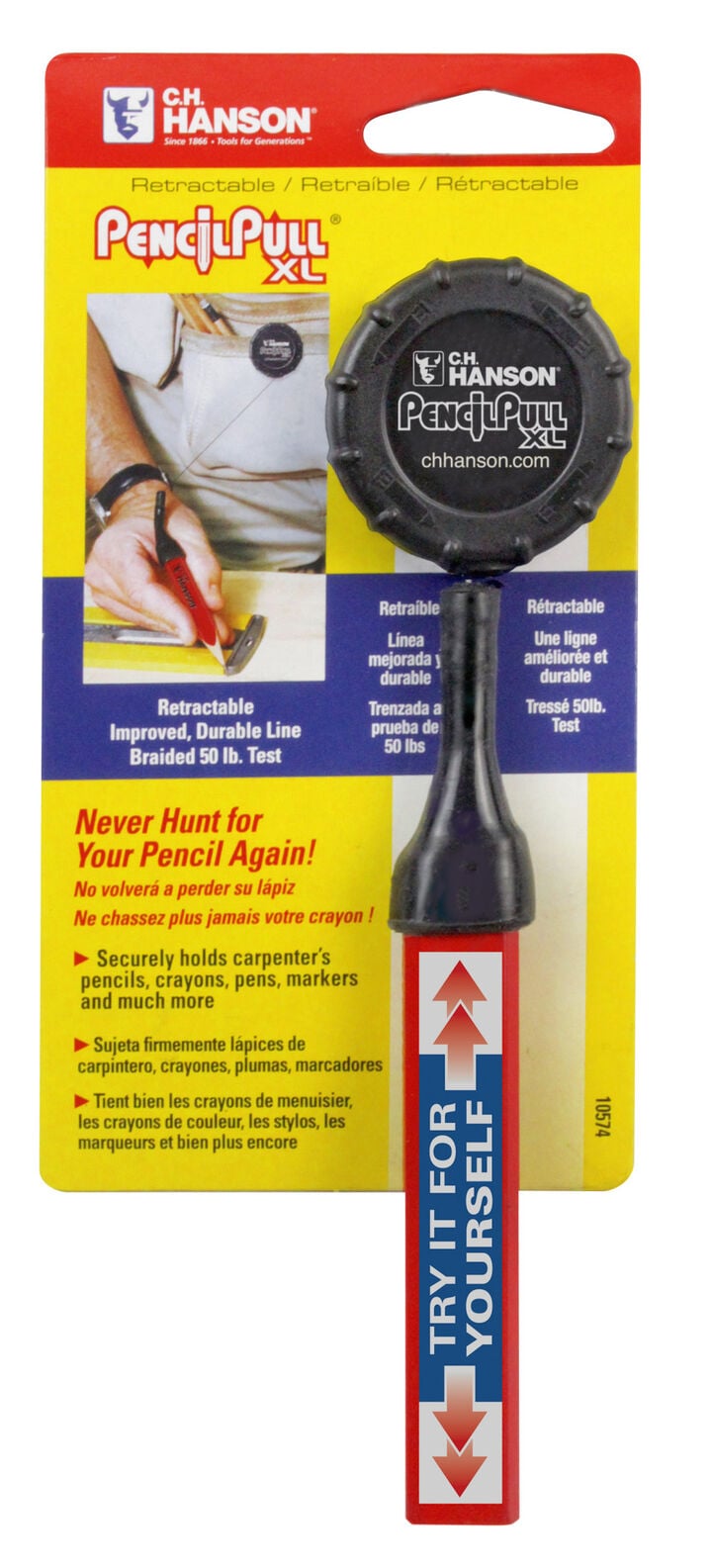 C H Hanson Pencil Pull XL-Pencil Holder ClipStrip, large image number 4